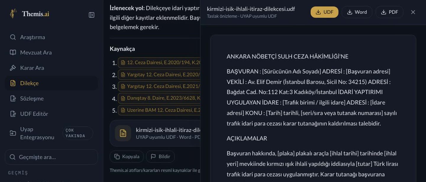 Dilekçe akışının poster karesi